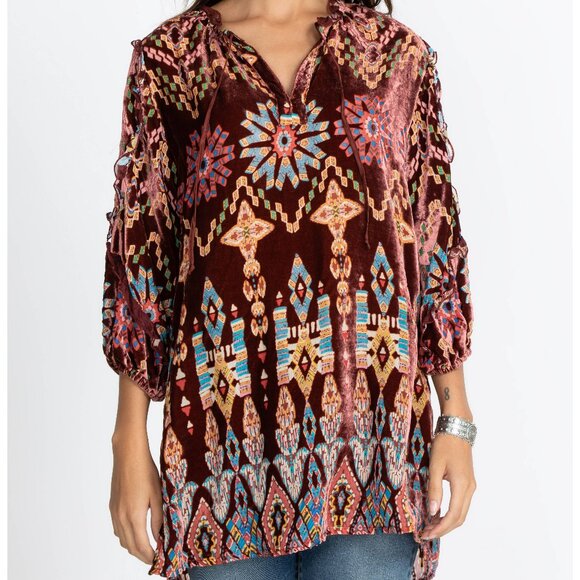 Johnny Was Geo Burnout Mali Tunic XS - Picture 1 of 4